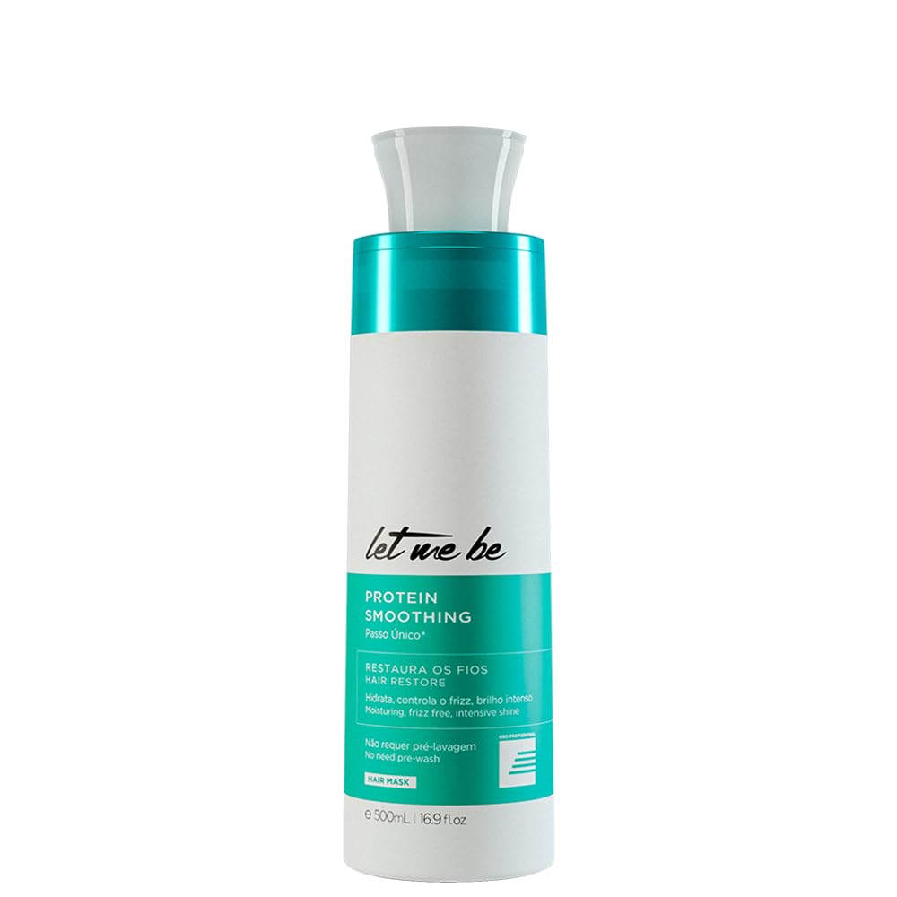 Let Me Be Hair Keratin Treatment: Brazilian Protein Smoothing, Moisturizing, Frizz-Free, & Intensive Shine in a Single Step. Effective 500ml/16.91oz for Straight, Lustrous Hair