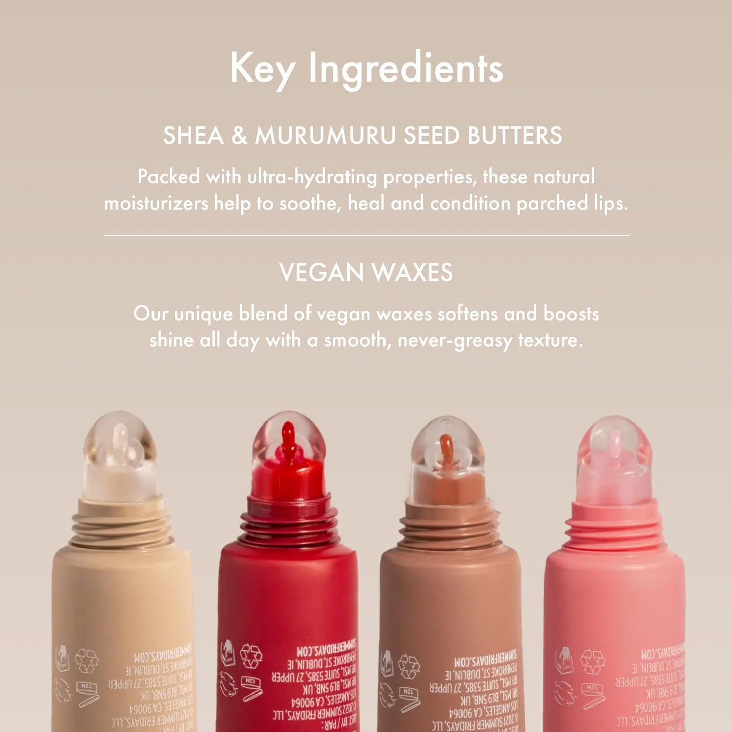 Summer Fridays Tinted Lip Butter Balm - Conditioning Vegan Lip Balm for Instant Moisture, Shine & Hydration - Sheer-Tinted, Soothing Skincare - Poppy (.5 Oz)