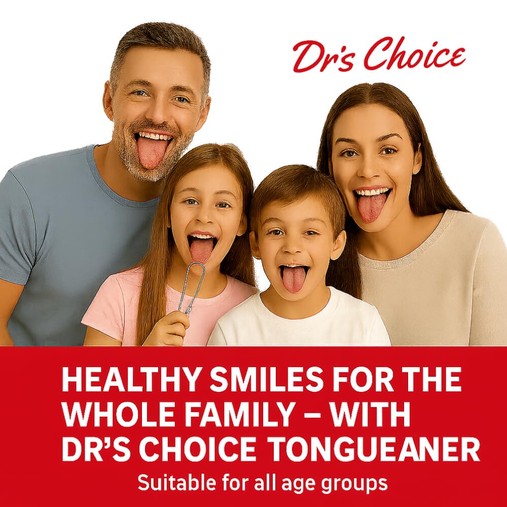 Stainless Steel Tongue Scraper for Adults – Durable, Rust-Resistant Tongue Cleaner with Ergonomic Grip for Daily Oral Care & Fresh Breath – Reusable & Travel-Friendly (Pack Of 4)