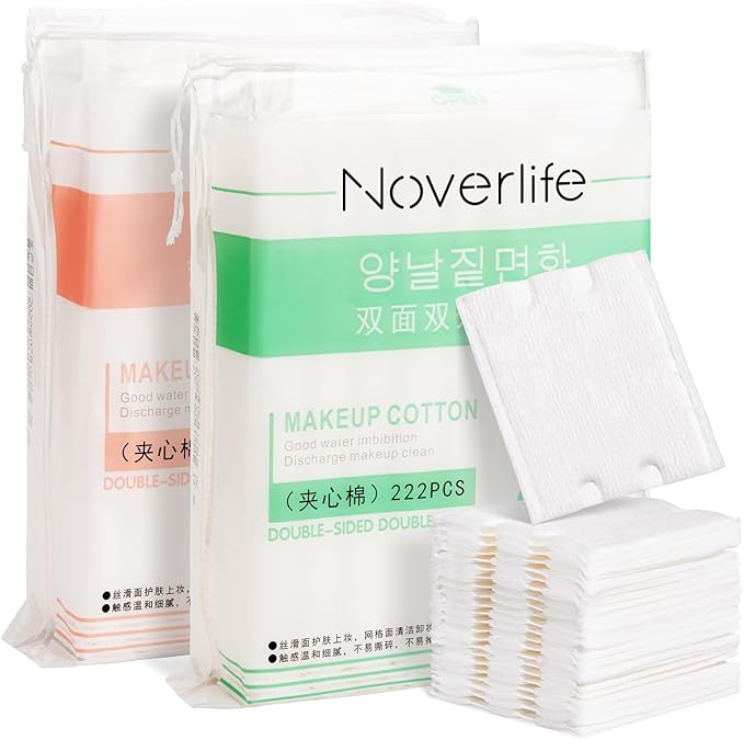 Noverlife 444pcs makeup cotton pads,