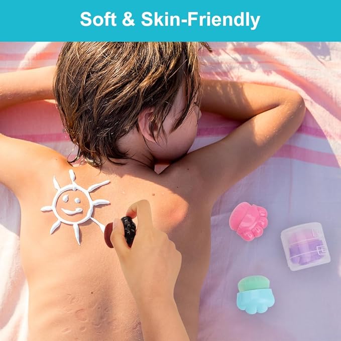 WALLFID 4PCS Sunscreen Applicator for