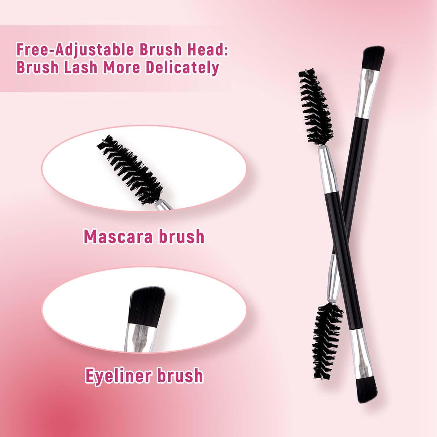 Eyelash Applicator Tool 4-in-1 Lash Applicator Tool Set with Eyelash Extension Tweezers, Brush Eye Lash Applicator Tools DIY Eyelash Extension Tweezers Kit for Beginners Eyelash Extensions Tool