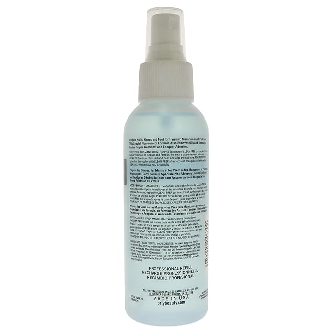 Orly Clean Prep Sanitizer and
