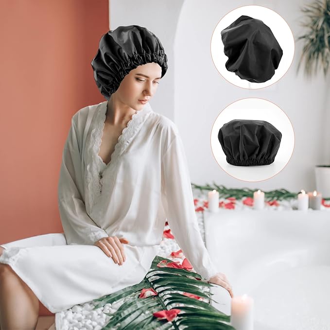 Reusable shower cap for women,