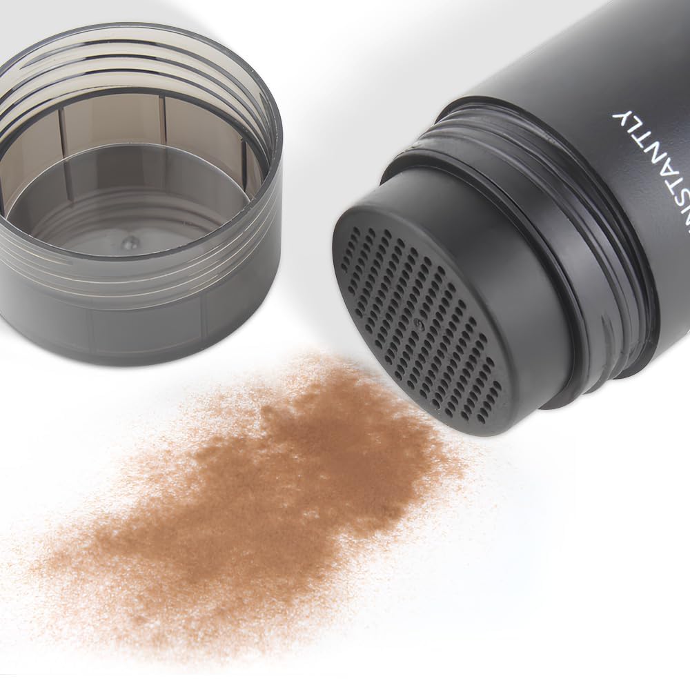 Hair Fibers for Thinning Hair for Women All-Natural Hair Building Fibers 0.98 Oz Hair Volume Powder Bald Spot Cover Up for Men & Women (Auburn)