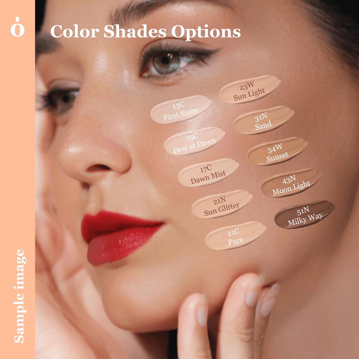 Skin Barrier Glow Cover Cushion, All-day Coverage, Glow Finish, Lightweight, Skincare-Like Texture, Non-cakey Makeup, Korean Cushion Foundation (#51N Milky Way, 0.15 oz)