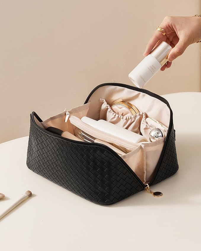 Eachy travel makeup bag,large capacity