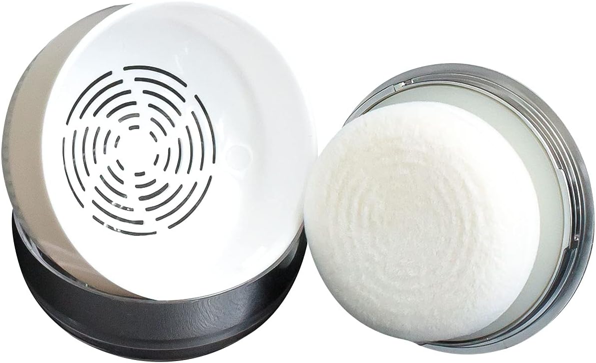 Topwon Portable Loose Powder Container Makeup Case Travel Kit 15G