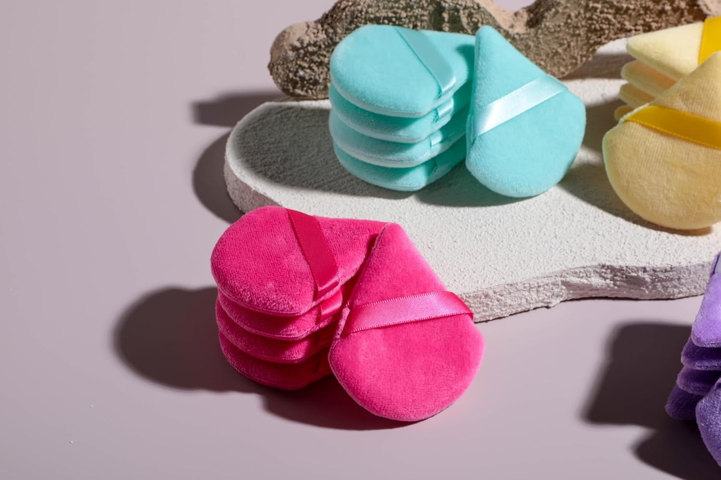 BS-MALL Makeup Sponge Set 20 Pcs โ Premium Portable Super Soft Triangle Puff for Flawless Makeup Application,Beauty Cosmetic Applicators For Daily Use (Multicolored)