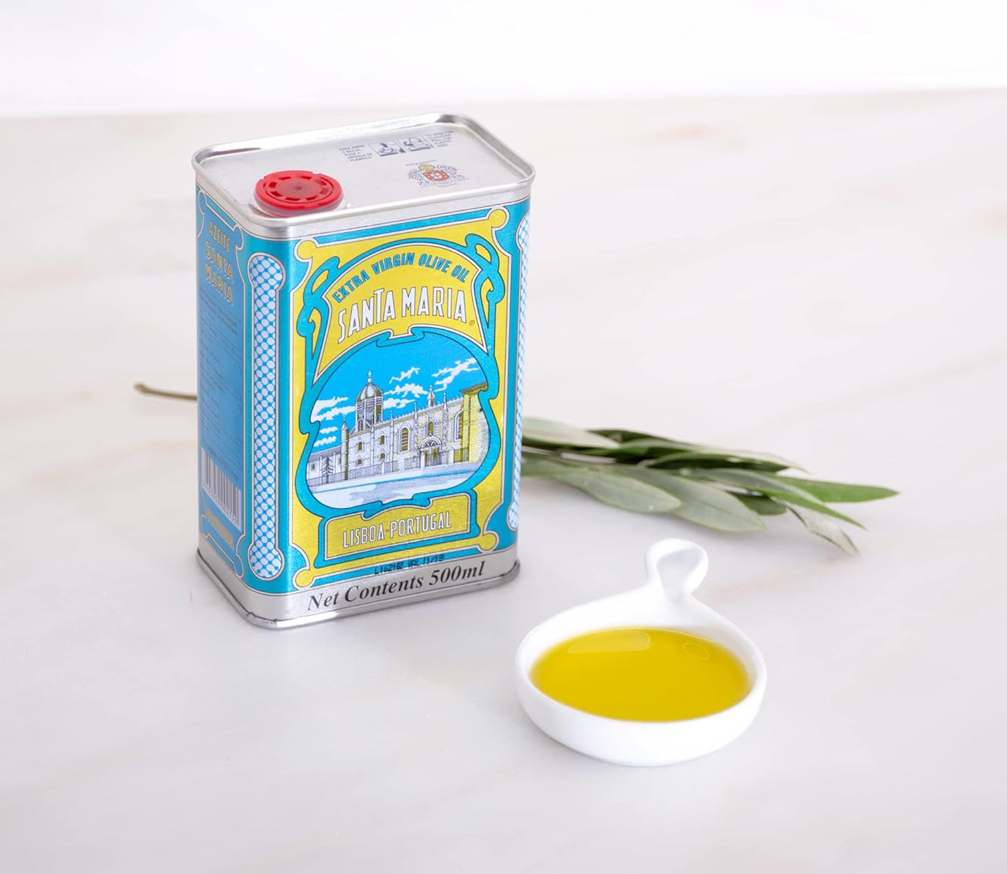 Santa Maria Portuguese Extra Virgin Olive Oil - Vintage Metal Tin - 500ml