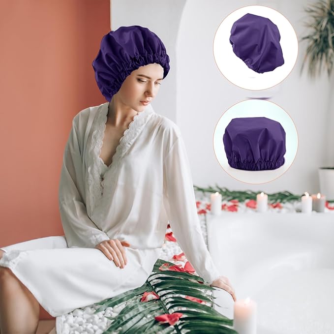 Reusable shower cap for women,