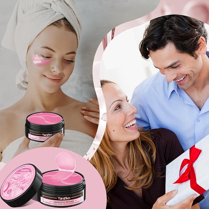 60 pcs pink under eye