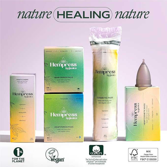 Organic cotton rounds for face