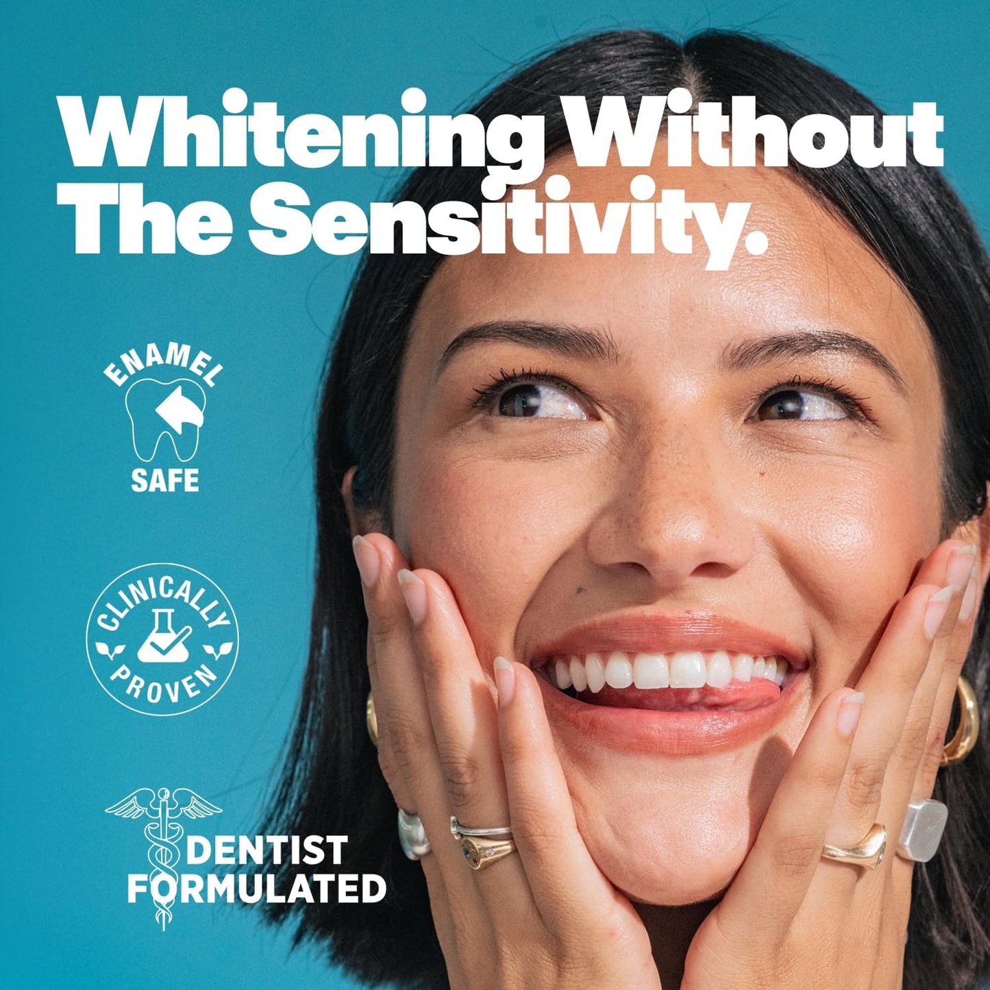 Lumineux Whitening Duo Set – Peroxide Free - Enamel Safe for Whiter Teeth – Includes 21 Whitening Treatments & 2 Pack Whitening Toothpaste, Fluoride Free & Dentist Formulated