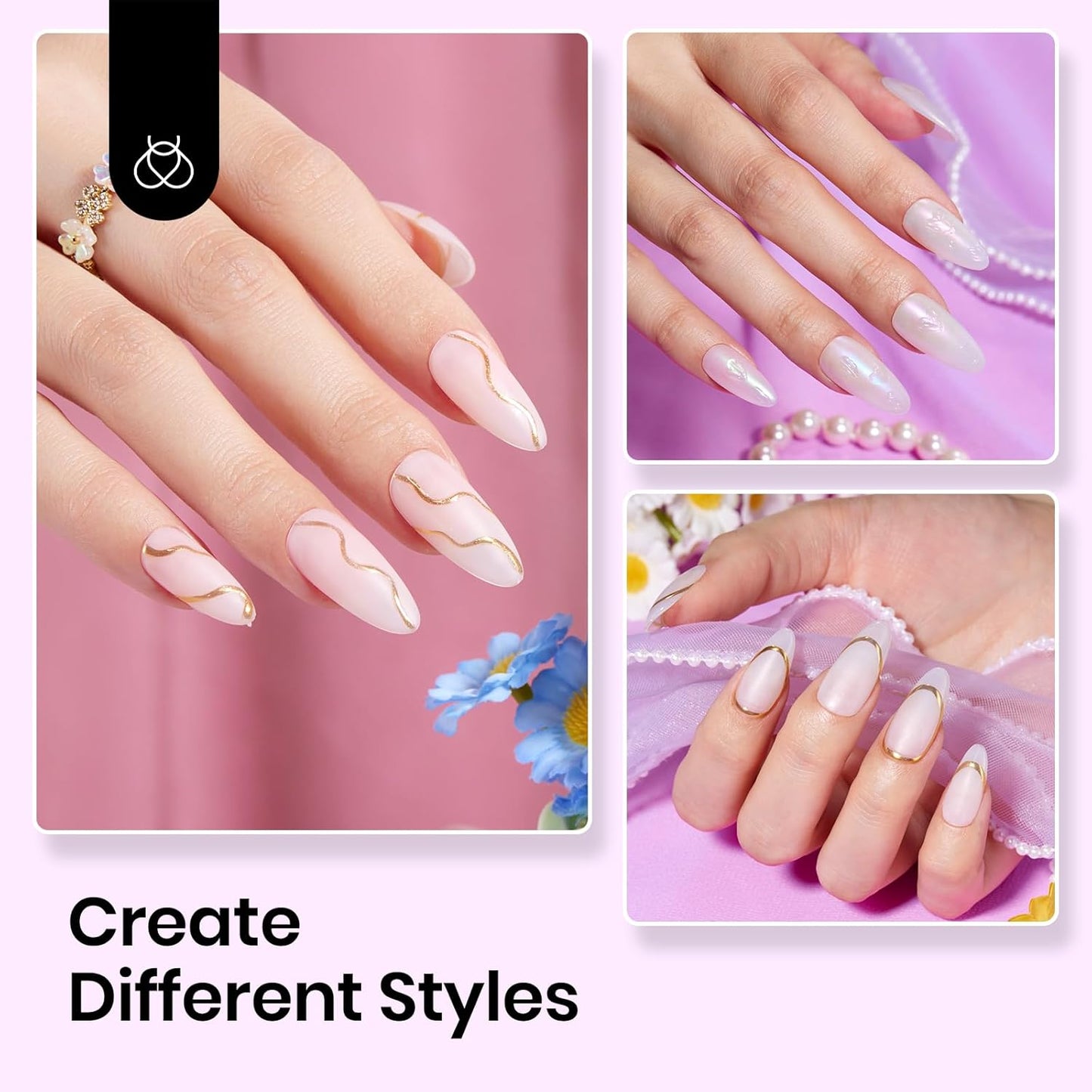 Beetles 15 ml Matte Gel Top Coat, Chrome Proof Matte Top Coat Gel Nail Polish No Wipe Low‑Odor Compatible with UV/LED Lamps Long Lasting 21 Days+ Finish Diy at Home