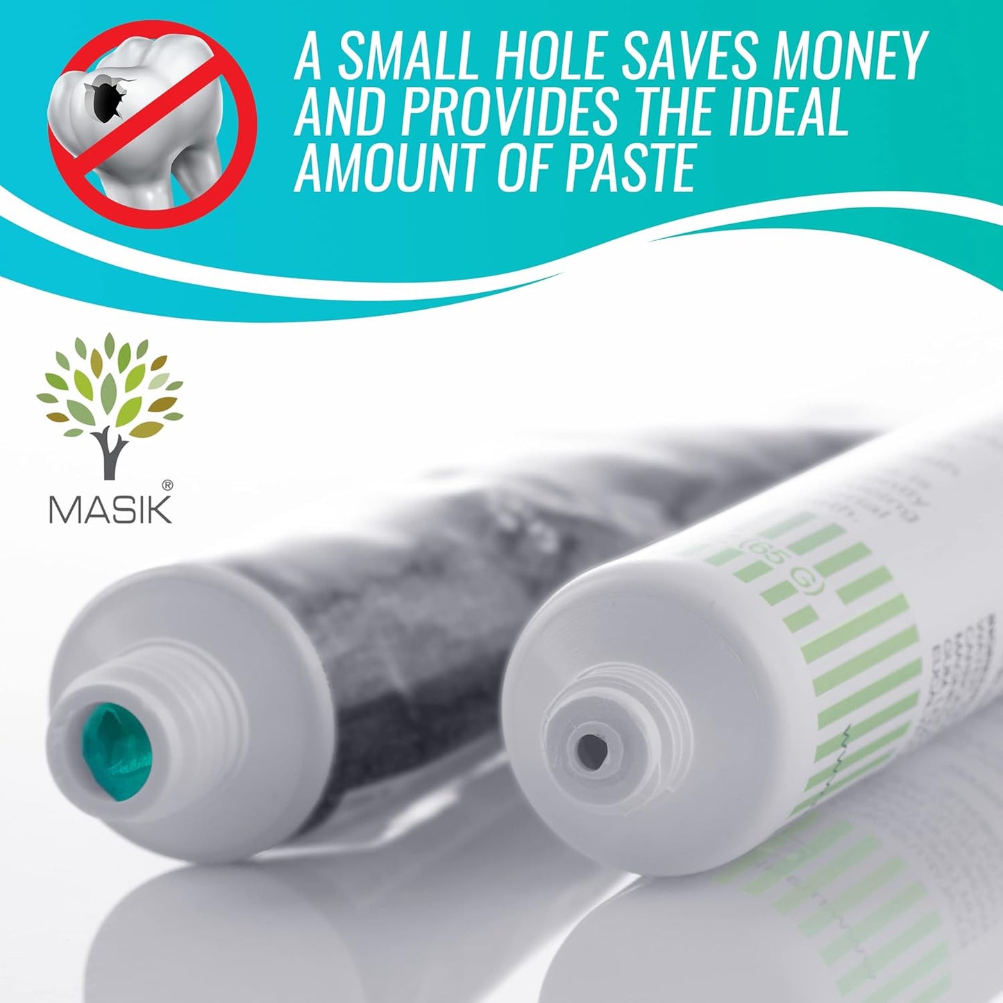 Masik Natural Lemon Grass Toothpaste β Whitening & Sensitive Teeth | Dead Sea Salt | Stain & Plaque Remover | Bleeding Gums & Canker Sore Care | Fluoride & SLS-Free | Non-Foaming | Made in Israel