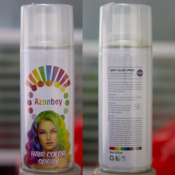 Hair Color Spray and Wax