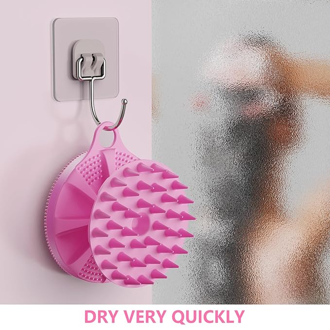 2 in 1 silicone brush,