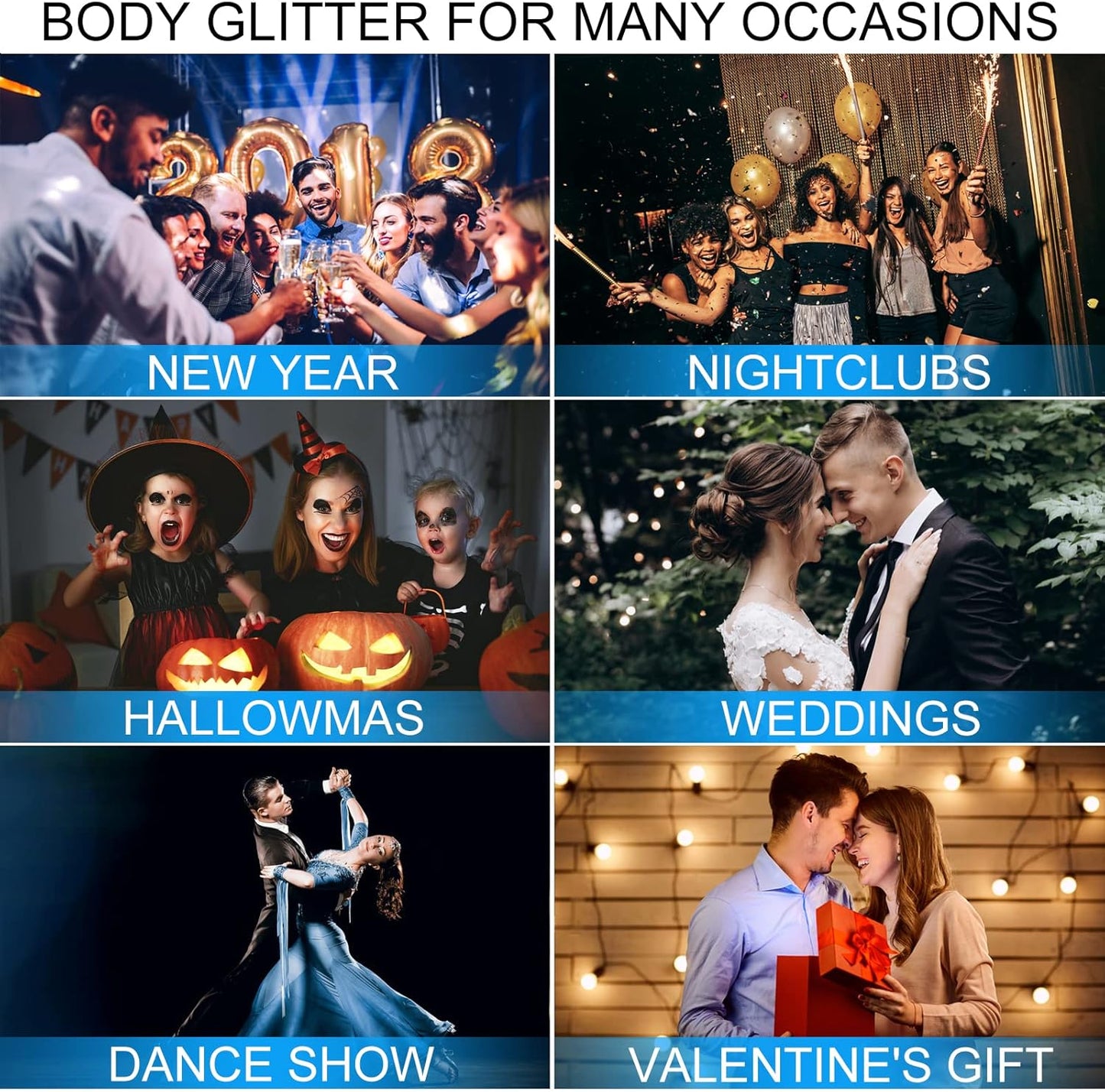 Dream Rose Color Body Glitter, Face Glitter Gel, Hair Glitter for Women Kid, Holographic Chunky Mermaid Sequin Shimmer Makeup for Halloween Party Carnival Festival Rave Accessories, 1oz