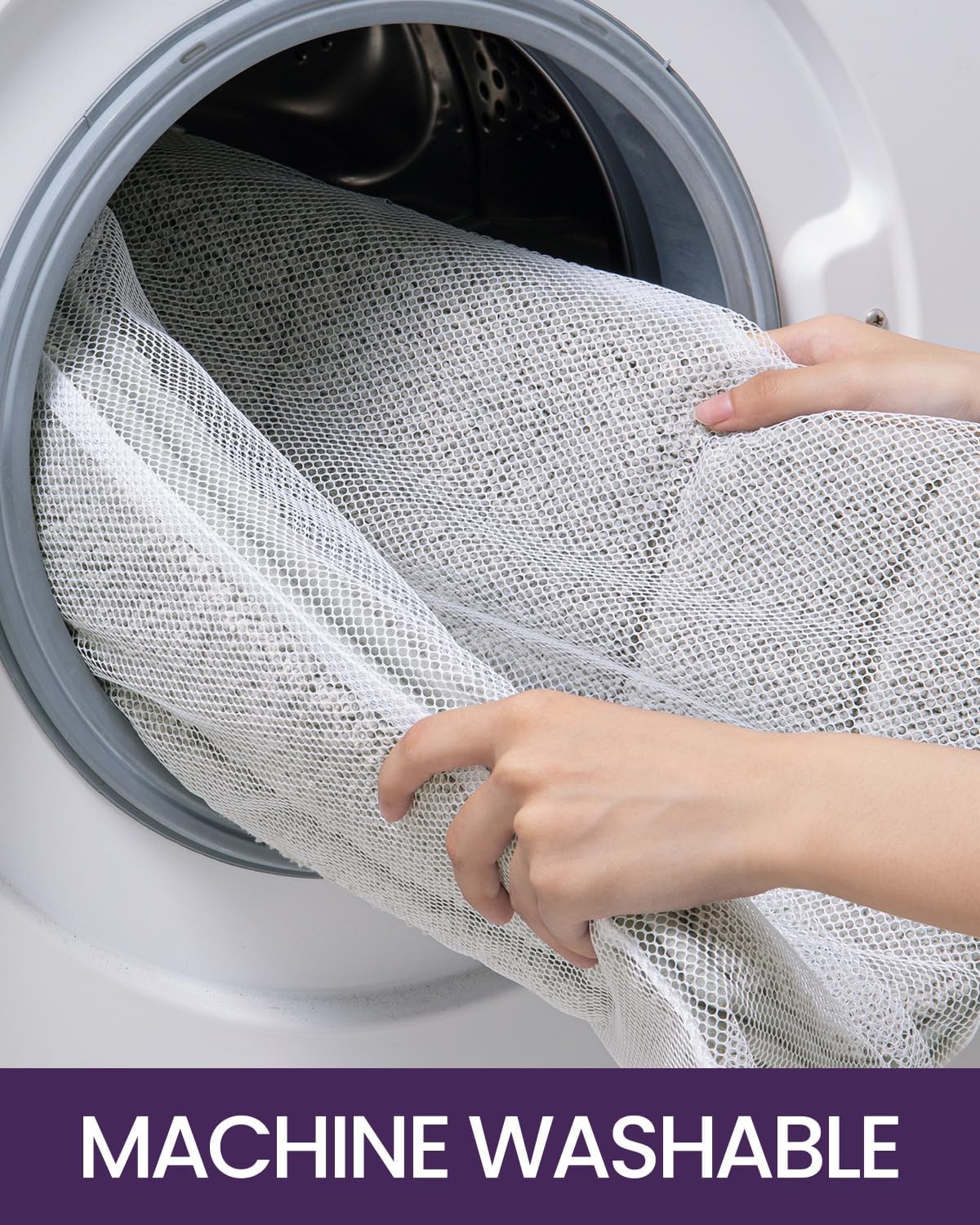 DEXI Bathroom Rug 24x16, Non Slip Washable Bath Mat for Shower Floor, Absorbent Soft Bathmat with Rubber Backing, Quick Dry Microfiber Carpet, Light Grey