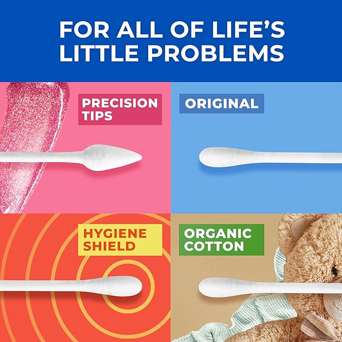 Q-tips cotton swabs for hygiene