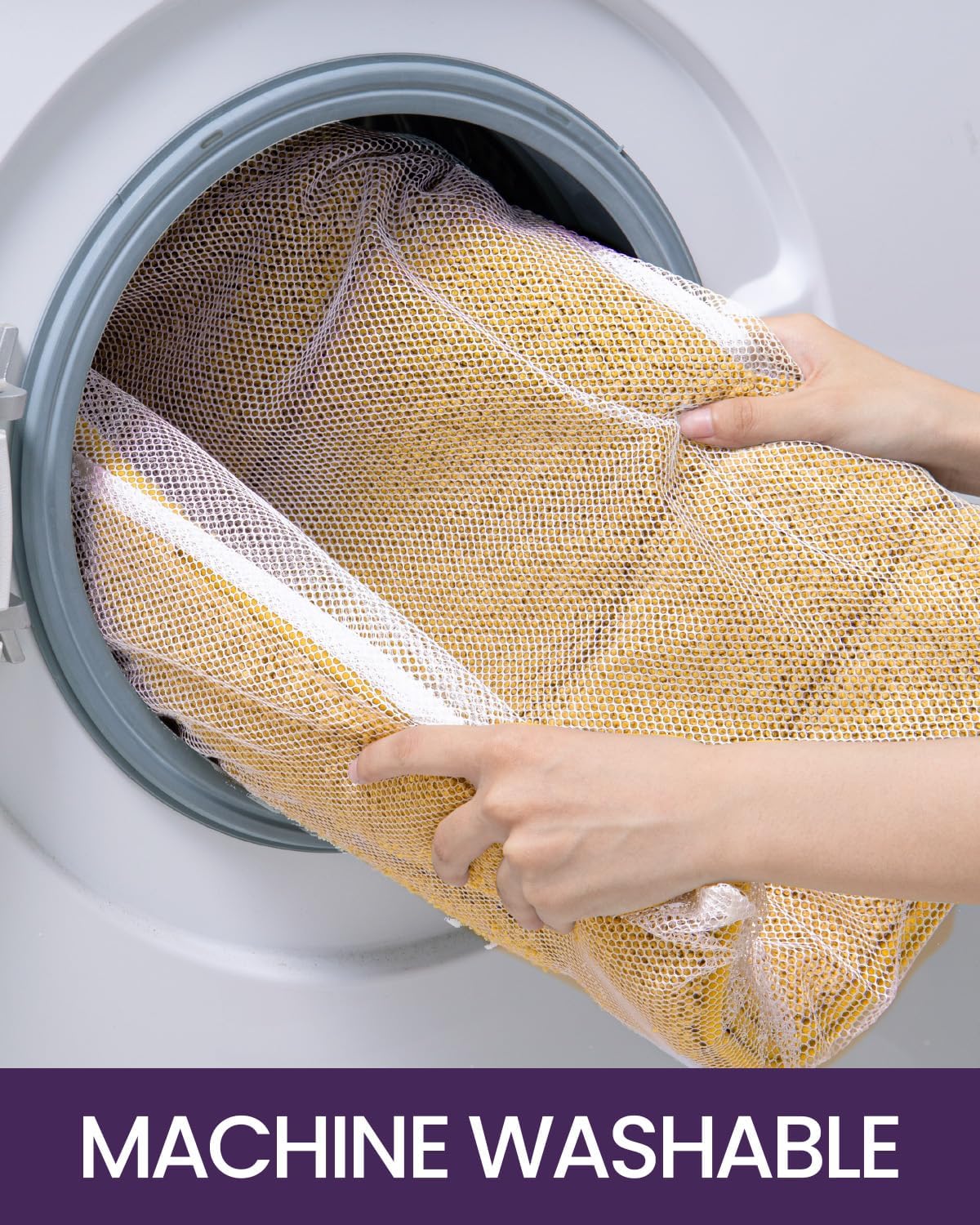 DEXI Bathroom Rug 36x24, Non Slip Washable Bath Mat for Shower Floor, Absorbent Soft Bathmat with Rubber Backing, Quick Dry Microfiber Carpet, Yellow