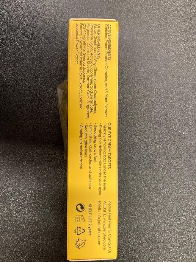 Instant temporary eye tightener cream: