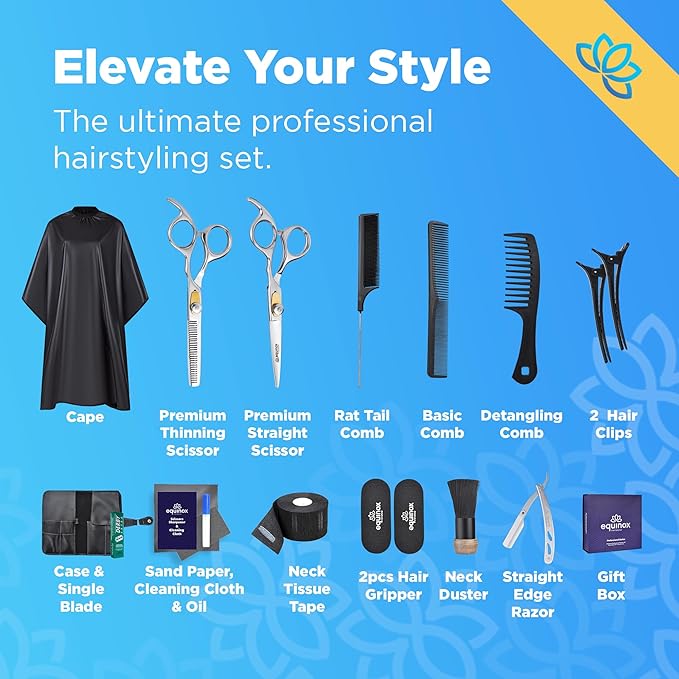 Equinox Professional Hair Scissors Set