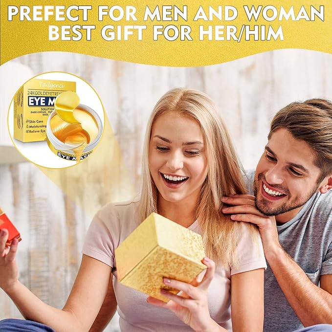 Under eye patches, 24k gold