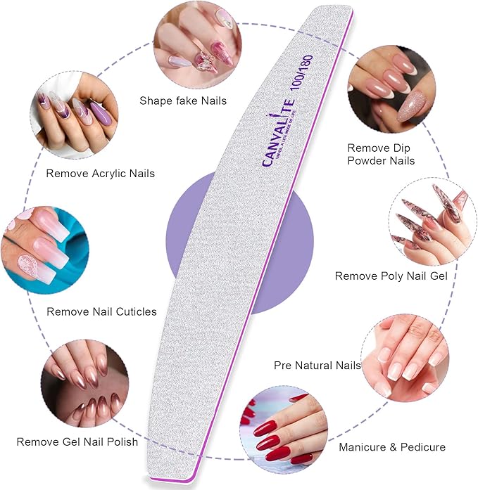 Canvalite 25 PCS Nail File
