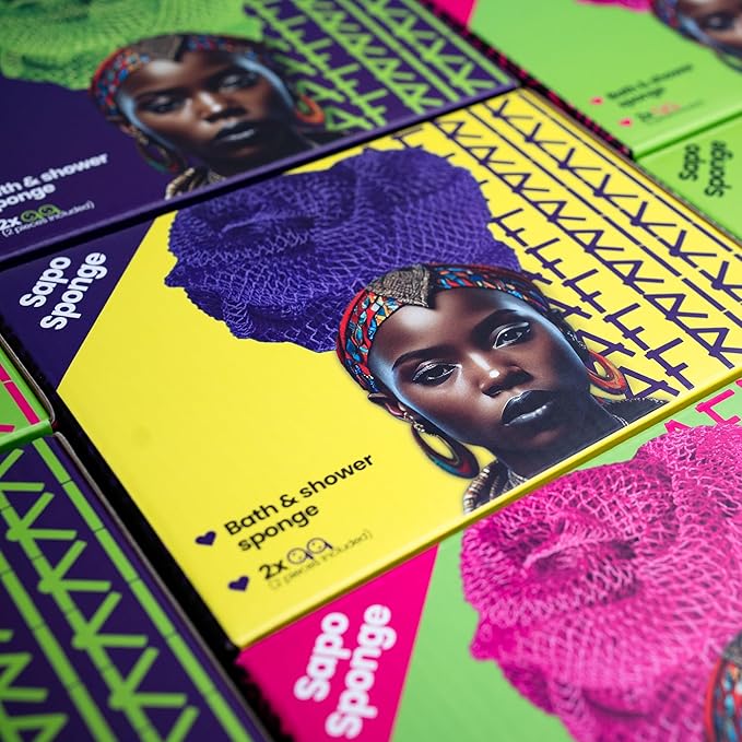 Afriki african net sponge exfoliating