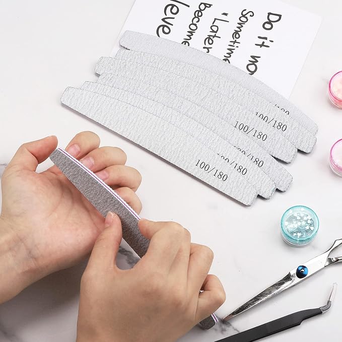 Btyms 50 pcs nail files