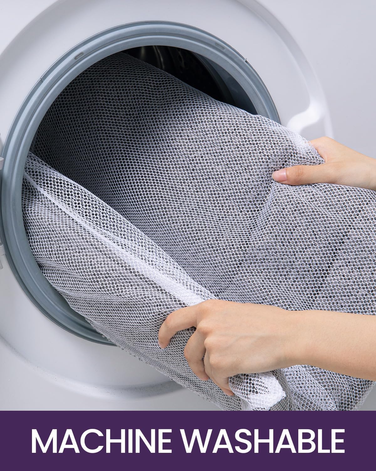 DEXI Bathroom Rug 24x16, Non Slip Washable Bath Mat for Shower Floor, Absorbent Soft Bathmat with Rubber Backing, Quick Dry Microfiber Carpet, Grey