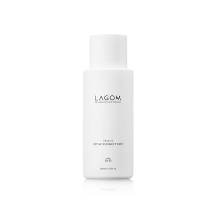 LAGOM Cellus Revive Essence Toner for Natural Replenishment with 3-Layer Hyaluronic Acid,Face Calming, Soothing, All Skin 6.76 Fl Oz