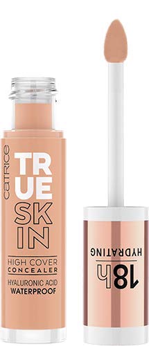 Catrice | True Skin High Cover Concealer (033 | Cool Almond) | Waterproof & Lightweight for Soft Matte Look | With Hyaluronic Acid & Lasts Up to 18 Hours | Vegan, Cruelty Free