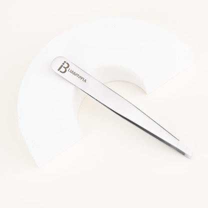 Eyelash Curlers and Tweezers for Every Eye Shape"" 2 in 1 Eyelash Curler and Tweezer Set for Instant Beauty"" Travel-Friendly and Easy to use, Silver