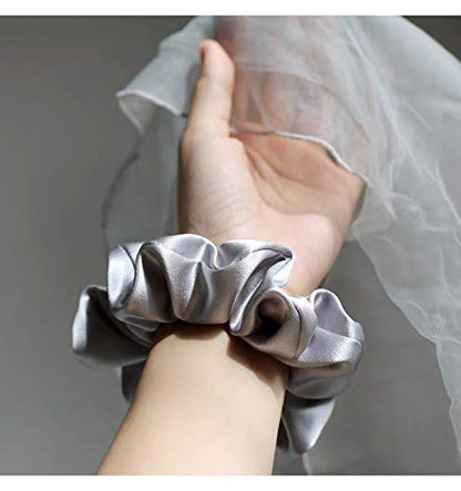 OLESILK 100% Mulberry Silk-Scrunchies for