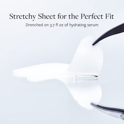 Spa Treatment UMB Stretch iSheet Japanese Under Eye Masks (32 Sheets) - Effective Anti-Aging Under Eye Patches for Dark Circles, Dry, Dull Skin Around the Eyes - Moisturize and Refresh your Skin