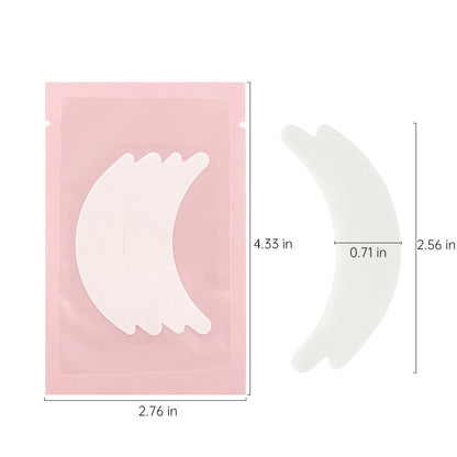 50 Pair Butterfly Under Eye Gel Pads Hydrogel Eye Patches For Eyelash Extension, Lint Free Under Hydrogel Eye Mask Pads Lash Extension Supplies(Pink