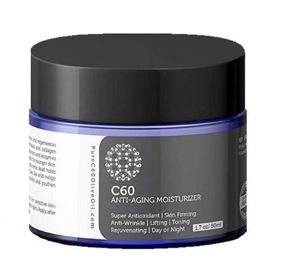 C60 Complete Skin Care Solution - Anti Aging Moisturizer, Mask, Eye Cream and Serum with Carbon 60 Superantioxidant - Brightening for Dark Spots, Even Skin Tone, Eye Area, Fine Lines & Wrinkles