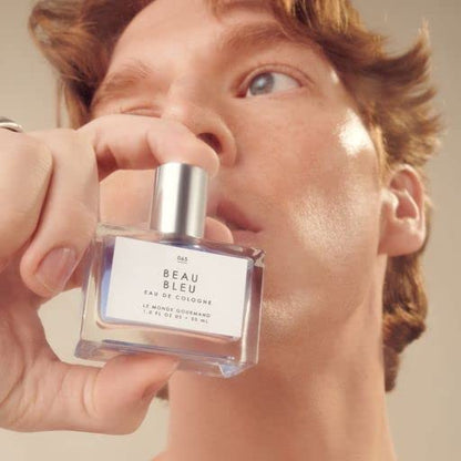 Le Monde Gourmand Beau Bleu Eau de Cologne - 1 fl oz (30 ml) - Unisex, Woody, Citrus, Musky Perfume Notes