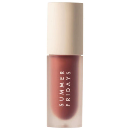 Summer Fridays Dream Lip Oil - Tinted Lip Oil with Moisturizing Sheer Coverage, High-Shine and Deep Hydration - Non-Sticky Formula for Long-Lasting Softness - Warm Beige (0.15 Oz)