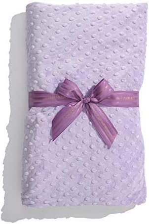 Sonoma Lavender Aromatherapy Spa Blanket Filled with Lavender Flowers and Flaxseed, Hot/Cold Microwaveable Heated Blanket for Soothing Muscles with Removable Washable Cover (44" x 18", Lilac Dot)