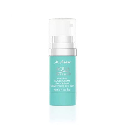 M. Asam Aqua Intense Eye Cream – Gentle Yet Effective Under Eye Cream with Hyaluronic Acid, targets fine lines & wrinkles, cushioning & smoothing effect, for all skin types, 1.01 Fl Oz