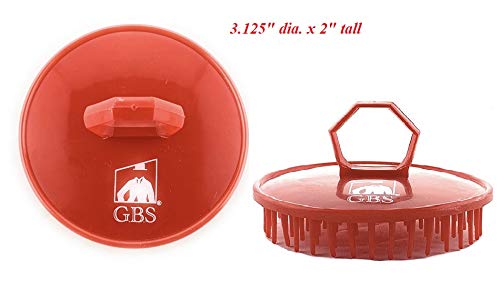 G.B.S Shampoo Massage Brush, Red