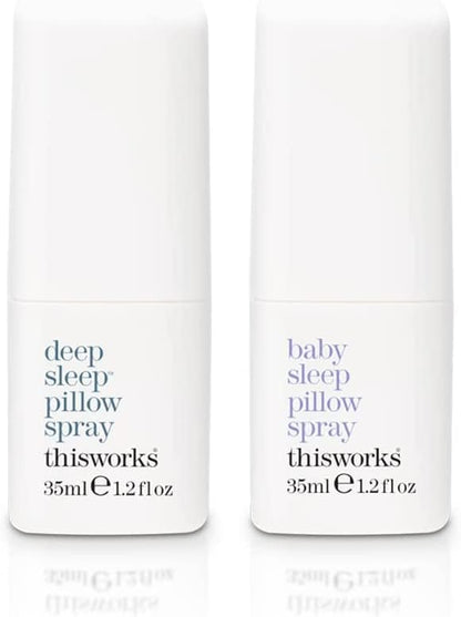 THISWORKS Parent and Baby Sleep Duo Pillow Spray Gift Set, A Blissful Nighttime for You and Your Child, 1 Set