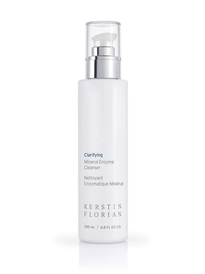Kerstin Florian Clarifying Mineral Enzyme Cleanser | Gentle Face Wash for All Skin Types | Hydrating Body Wash for Morning or Night (6.8 fl oz)