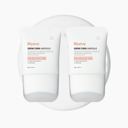 Growturn Hair Growth Serum with Built in Brush for Hair Growth & Thickening | Treatment for Thinning Hair, Hair Loss | Low Irritation, Fragrance-Free, Sulfate & Paraben-Free, 3.38 fl. oz. (Pack of 2)