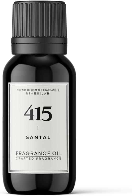 415 Santal The Luxurious Aroma of Santal and Sandalwood Essential Oil Blend for Home Diffusers - Indulge in The Exquisite Aroma and Elevate Your Diffuser Experience (1.0 Oz/30 Ml) - Nimbu Lab