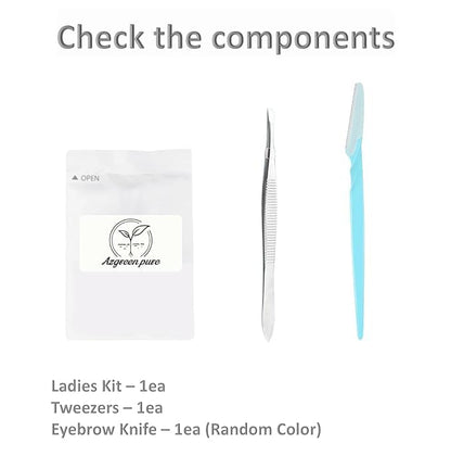 AHC TEN REVOLUTION Real Eye Cream for Face Season10 30ml X 2ea + 12ml With Ladies Kit + Eyebrow Knife + Tweezers